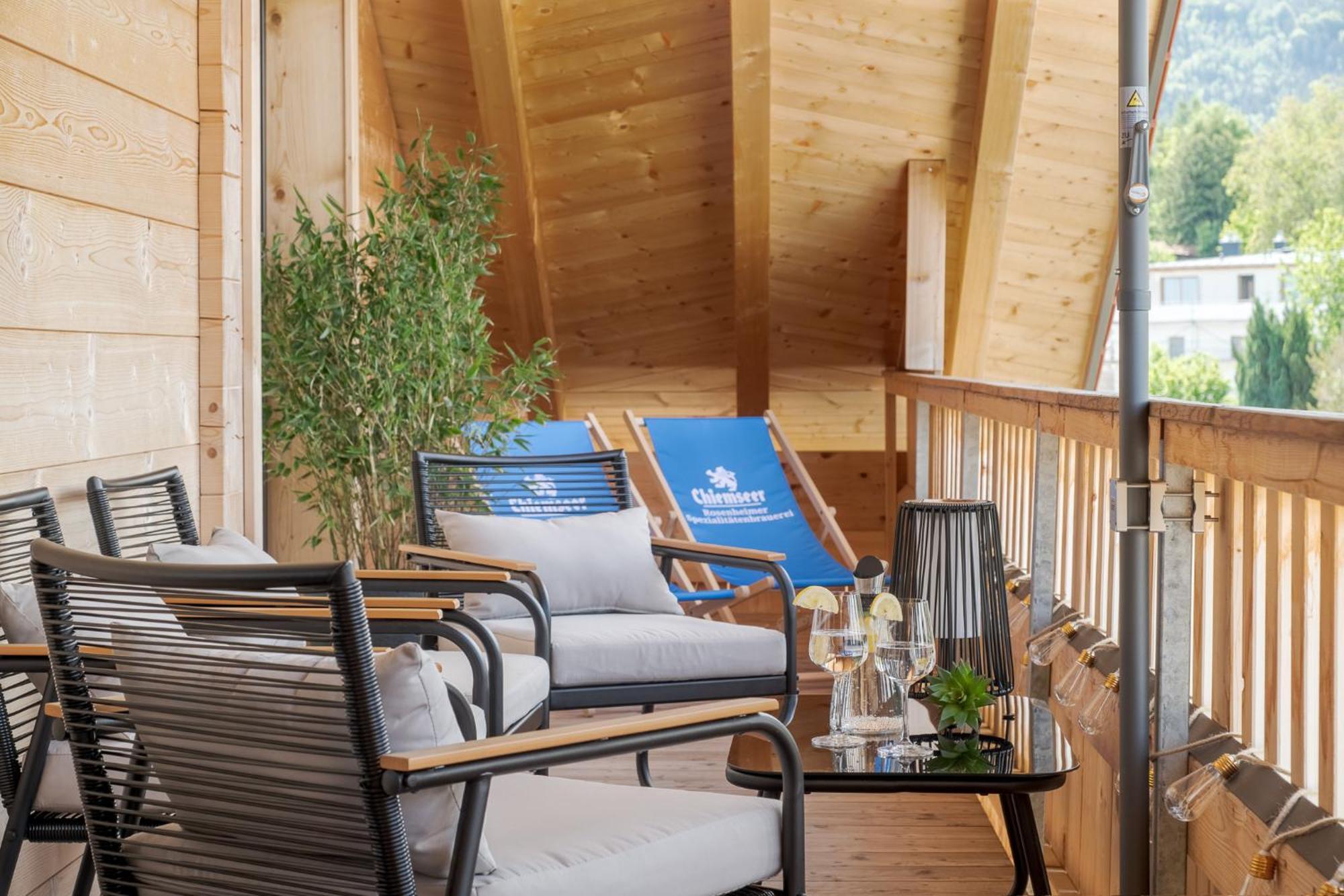 Fenjoy: Ferienapartment Mit Bergblick / Balkon / Bbq Bernau am Chiemsee Exteriér fotografie